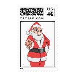 Pointing Santa Stamps