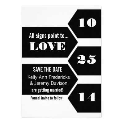 Pointing Towards Love Save the Date Announcement