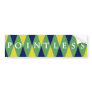 Pointless Argyle Bumper Stickers