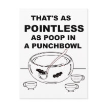 pointless postcards