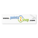 points2shop bumper sticker