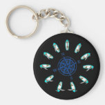 points of sail, compass_rose keychain