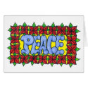 pointseta peace cards