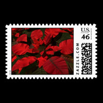 Pointsettia Postage postage