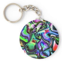 Pointy Abstract Things keychains