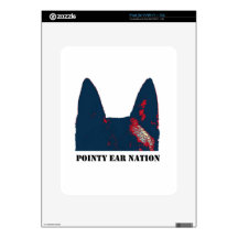 Pointy Ear Nation design Decals For The iPad