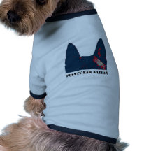 Pointy Ear Nation design Doggie Tshirt