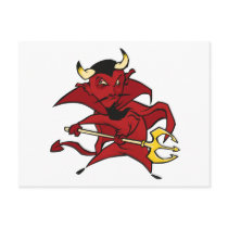 Pointy Red Devil Postcards