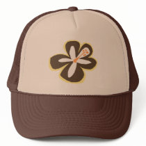 "Poipu Flower" Trucker Hat by DriveIndustries "Poipu Flower" Trucker Hat