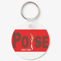 Poise Dance Studio Keychain