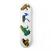 Poison Arrow Frogs Skateboard by twopurringcats Poison Arrow Frogs Skateboard