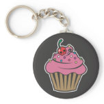 Poison Cherry Cupcake Keychain
