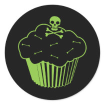 Poison Cupcake Stickers