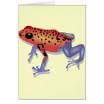 Poison Dart Frog Greeting Card