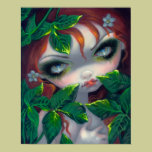 Poison Ivy Fairy - Poisonous Beauties 4 ART PRINT posters by strangeling Poison Ivy Fairy - Poisonous Beauties 4 ART PRINT posters