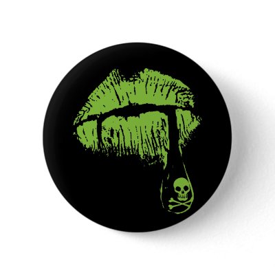 Poison Lips Pins by poisoncupcake