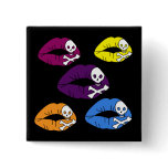 Poison Lips Button
