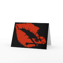 poison lips card
