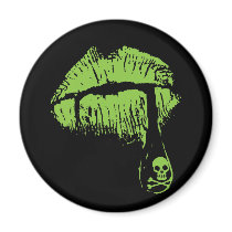 Poison Lips Refrigerator Magnets