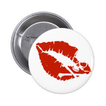 poison lips pinback buttons