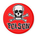 Poison Refrigerator Magnet