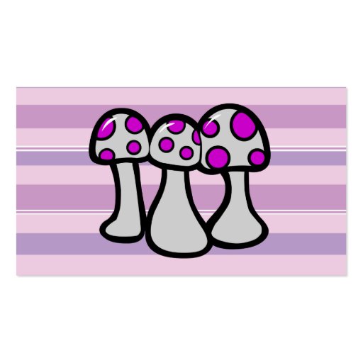 Poison Mushroom Business Cards (back side)