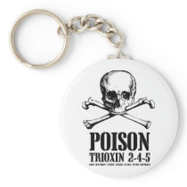 Poison Zombie Trioxin 3-4-5 Dawn of the Dead Keychain