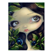 "Poisonous Beauties I: Belladonna" Postcard