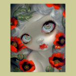 Poisonous Beauties III: Opium Poppy ART PRINT posters by strangeling Poisonous Beauties III: Opium Poppy ART PRINT posters