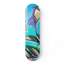 Poisson in turquoise - skate decks