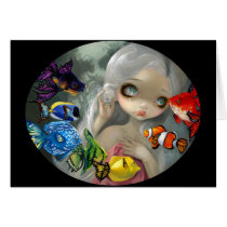 "Poissons Volants: Arc-en-Ciel" Greeting Card cards