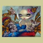 Poissons Volants: Le Poisson-Lion ART PRINT rococo posters by strangeling Poissons Volants: Le Poisson-Lion ART PRINT rococo posters