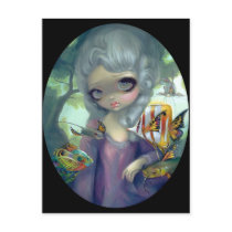 "Poissons Volants: Le Portrait" Postcard