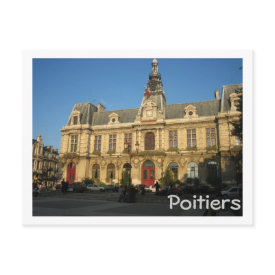 Poitiers postcard