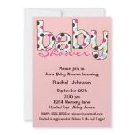 Poka Dot Baby Shower Invitation