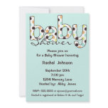 Poka Dot Baby Shower Invitation