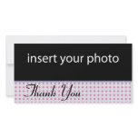 pokadot Thank you photocard Custom Photo Card