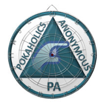 Pokaholics Anonymous Dartboard
