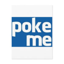 Poke Me postcards by pollop Poke Me postcards