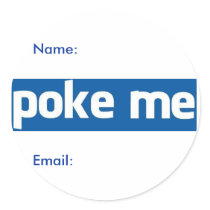 Poke Me stickers