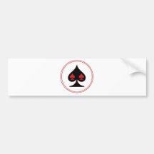 ** POKER ADDICT ** BUMPER STICKER