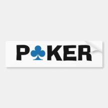 Poker Addict Bumper Sticker