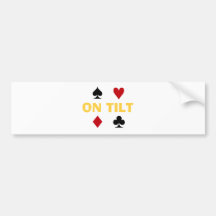 Poker Addict Bumper Sticker