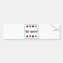 ** POKER ADDICT ** BUMPER STICKER