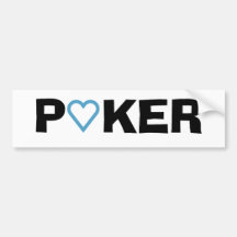 Poker Addict Bumper Stickers