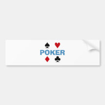 Poker Addict Bumper Stickers