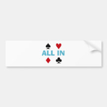 Poker Addict Bumper Stickers