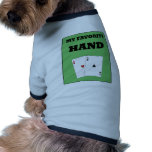 Poker Addict Dog Tshirt