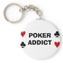 Poker Addict Keychain