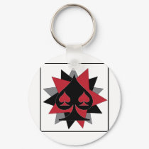 ** POKER ADDICT ** keychains